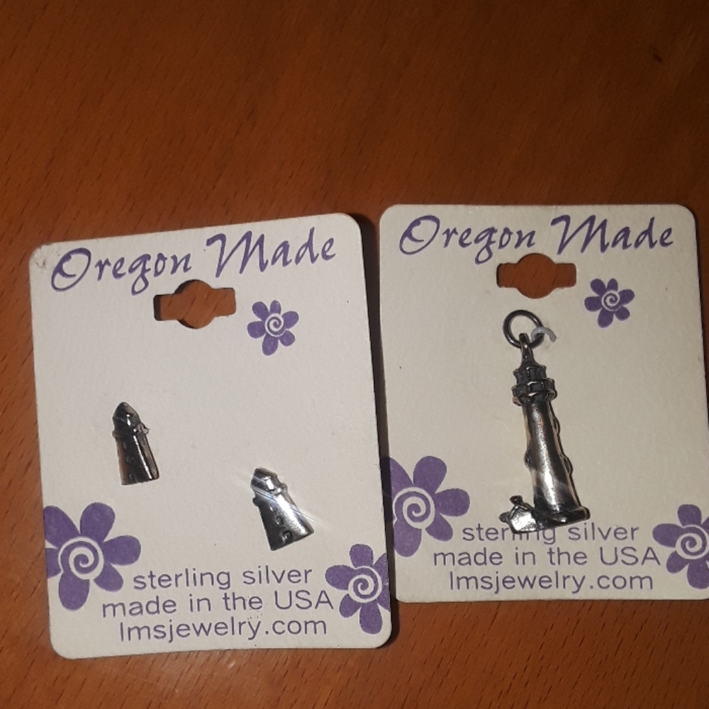 Sterling silver jewelry set from Oregon